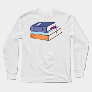 Stack of Books Long Sleeve T-Shirt